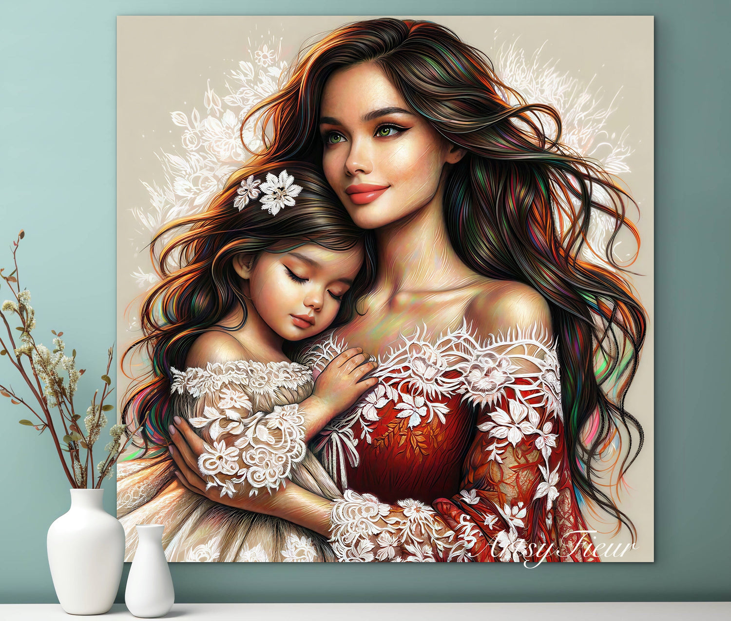Mother and daughter